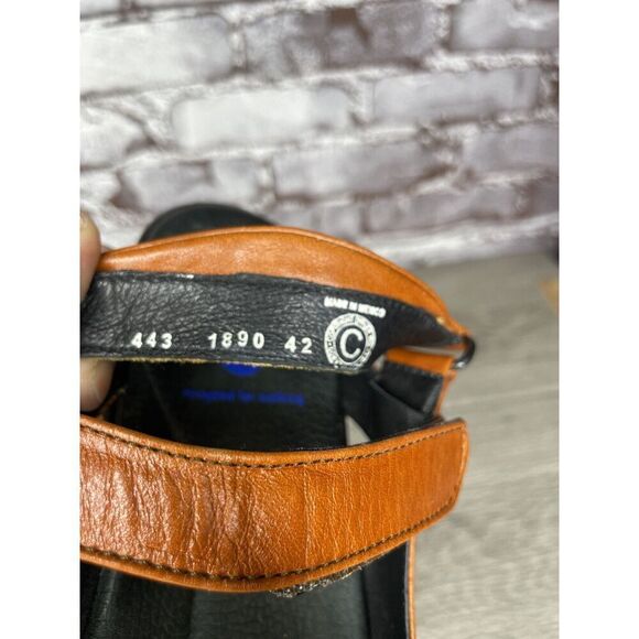 Wolky Brown Leather Strappy Comfort Wedge Ankle Strap Sandals Women 42EU/11M US - Picture 9 of 16